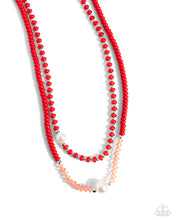 Load image into Gallery viewer, Multicolored Masquerade - Red