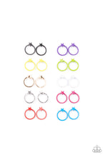 Load image into Gallery viewer, Star Hoop Post Earrings - Paparazzi Starlet Shimmer Set