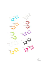 Load image into Gallery viewer, Star Hoops Earrings - Paparazzi Starlet Shimmer Set