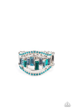 Load image into Gallery viewer, Treasure Chest Charm - Blue - Paparazzi Ring
