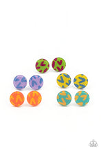 Load image into Gallery viewer, V-Shaped Patterned Post Earrings - Paparazzi Starlet Shimmer Set
