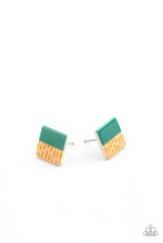 Load image into Gallery viewer, Striped/Solid Patterned Post Earrings - Paparazzi Starlet Shimmer Set
