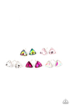 Load image into Gallery viewer, Triangle Post Earrings - Paparazzi Starlet Shimmer Set
