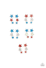 Load image into Gallery viewer, Stars Post Earrings - Paparazzi Starlet Shimmer Set
