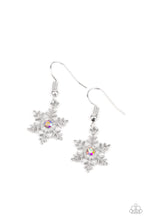 Load image into Gallery viewer, Snowflake Earrings - Paparazzi Starlet Shimmer Set

