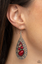 Load image into Gallery viewer, Red Earrings
