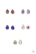 Load image into Gallery viewer, Oil Spill Post Earrings - Starlet Shimmer Set
